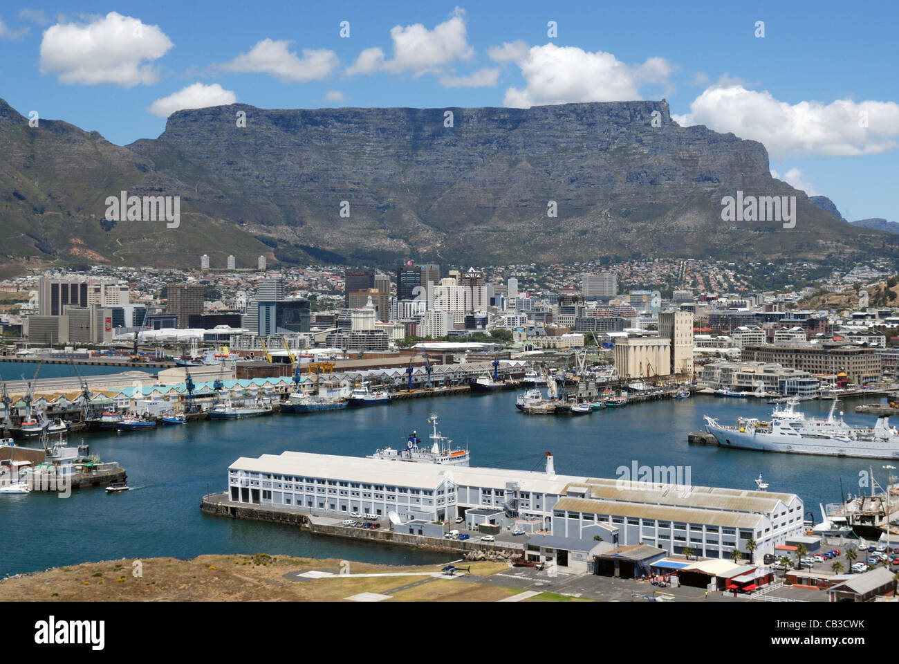 The City of cape Town from the Waterfront Stock Photo