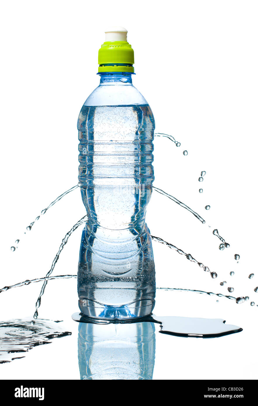 https://c8.alamy.com/comp/CB3D26/blue-bottle-of-water-leaking-small-bubbles-inside-reflection-below-CB3D26.jpg
