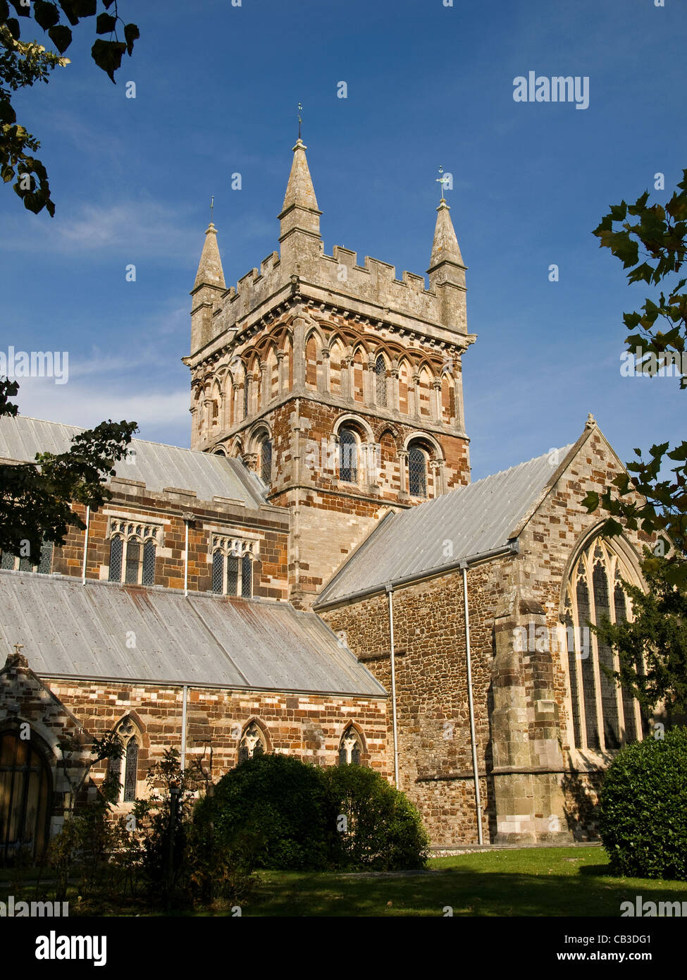 The Parish church of Wimborne Minster Dorset England UK Stock Photo Alamy