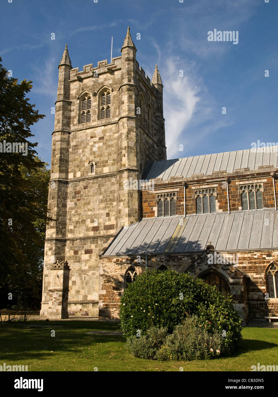 The Parish church of Wimborne Minster Dorset England UK Stock Photo Alamy