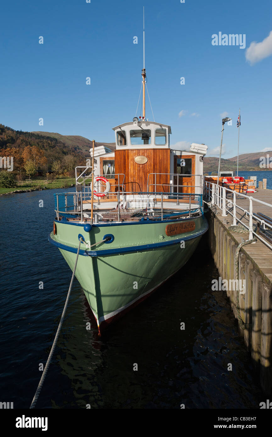 Ullswater steamer Lady Wakefield Stock Photo