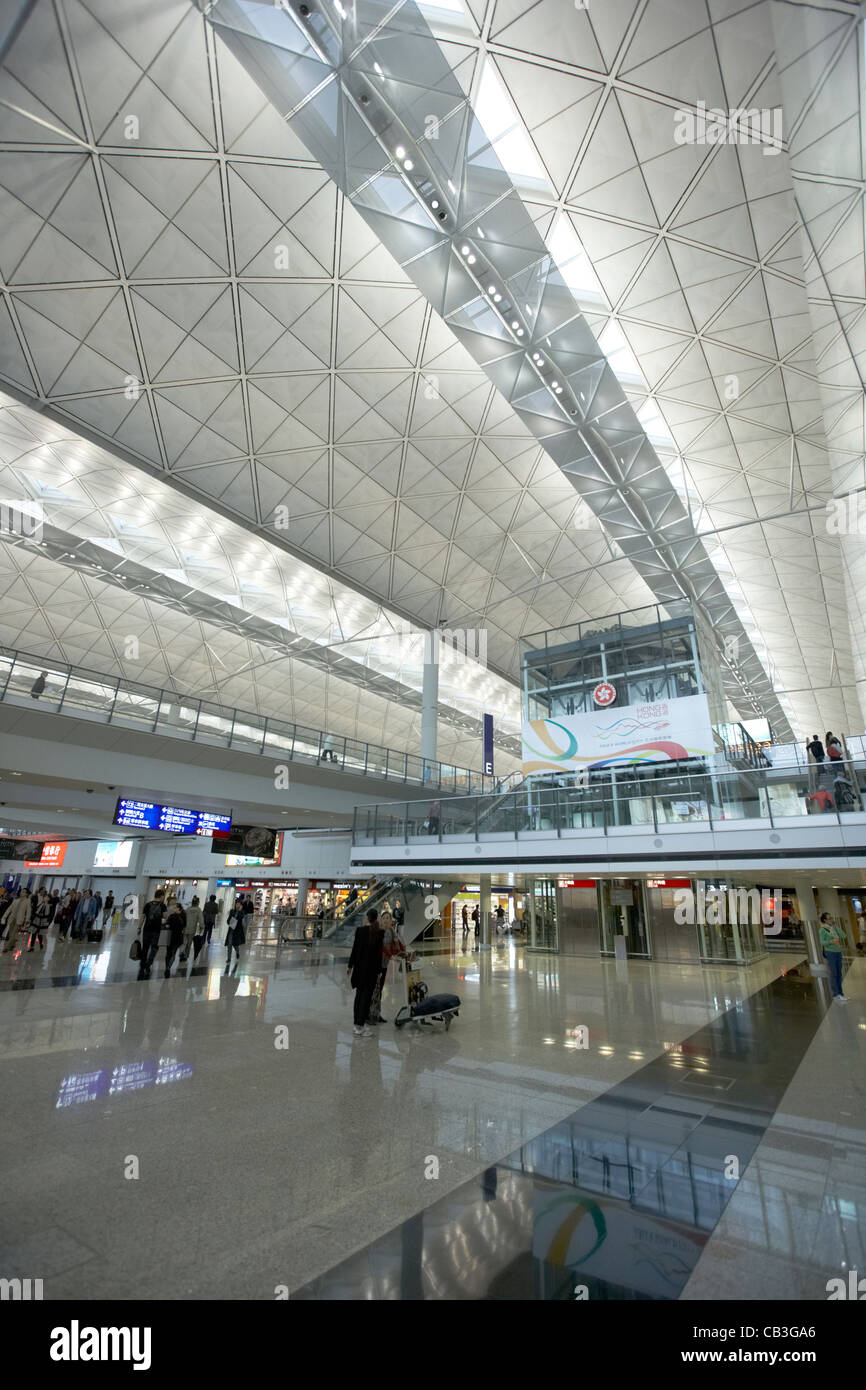 hong kong international airport chek lap kok, lantau island, hong kong, hksar, china Stock Photo