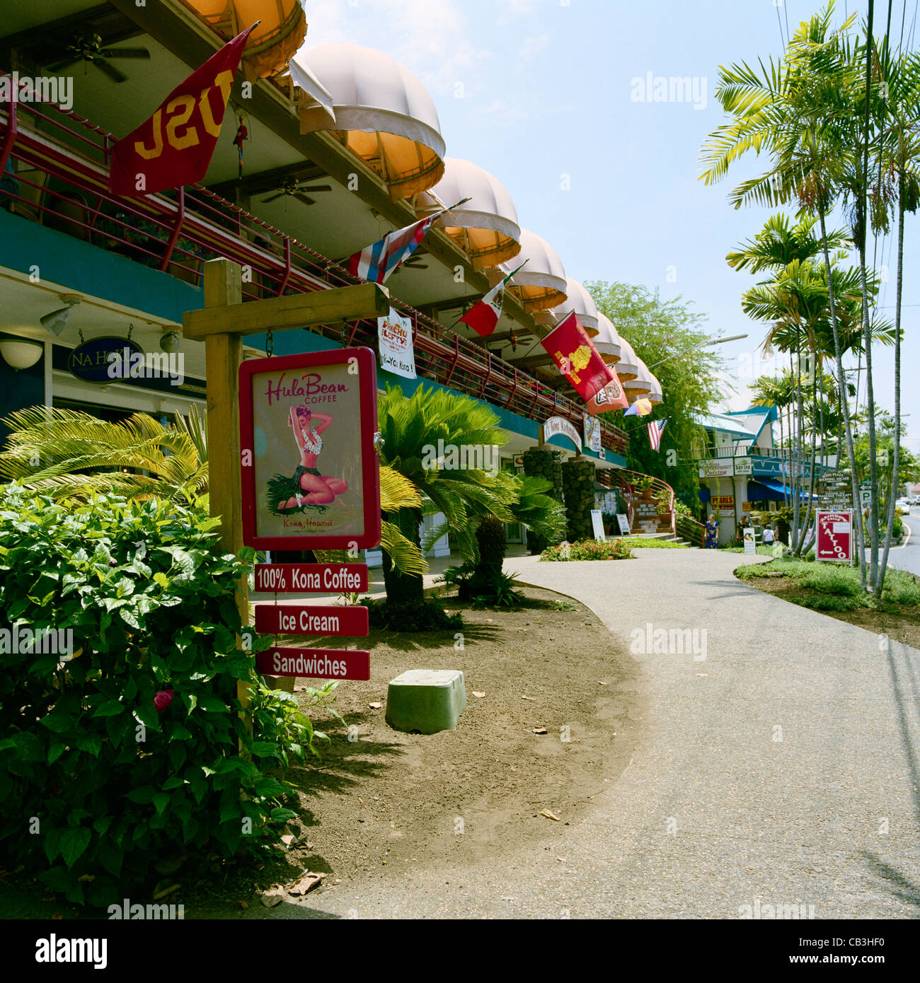 Kona hawaii kailua kona alii drive hires stock photography and images
