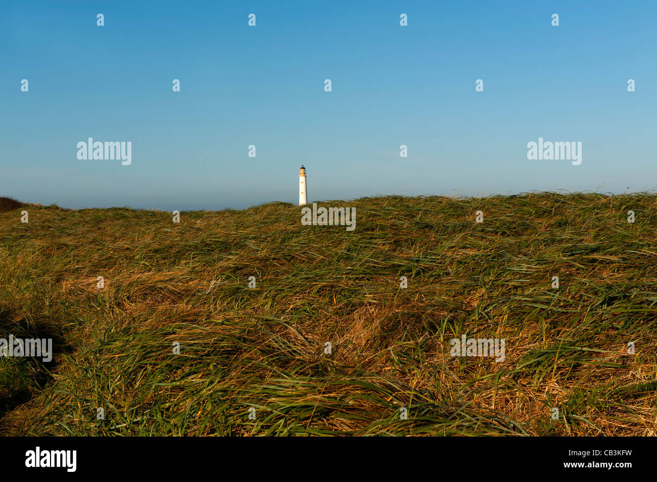 Barns Ness Lighthouse,Dunbar,East Lothian, Scotland. Stock Photo