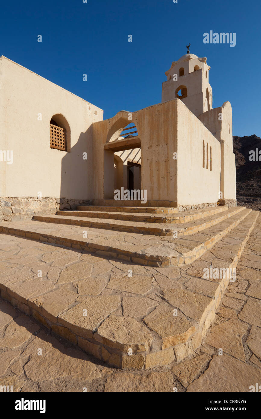 mosque at Basata eco-lodge, Gulf of Aqaba, South Sinai, Egypt Stock Photo