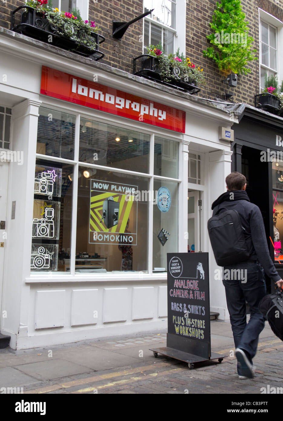 The Lomography Store on Newburgh Street in London's West End Stock Photo