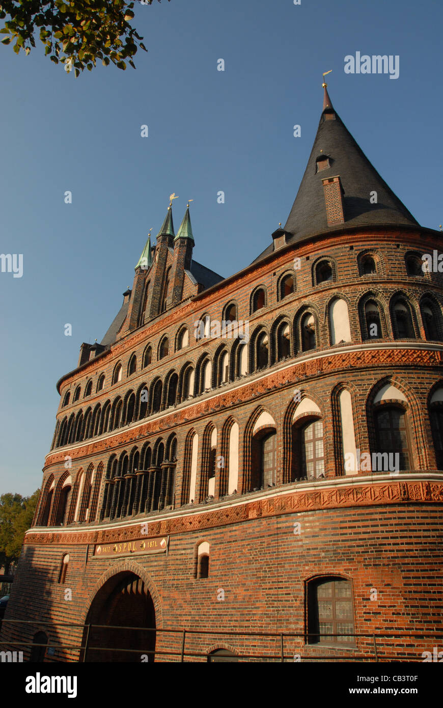 UNESCO world heritage Holstentor gate from the middle ages in Lübeck's ...