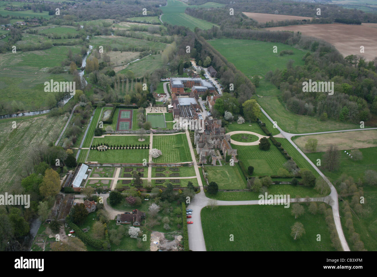 birds-eye-view-of-littlecote-house-hotel-hungerford-berkshire-stock