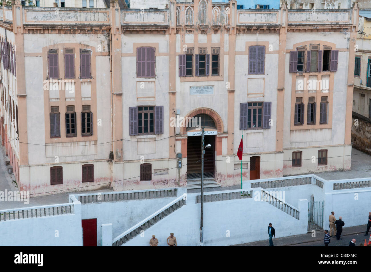 Spanish school,Tangier, Morocco, North Africa Stock Photo
