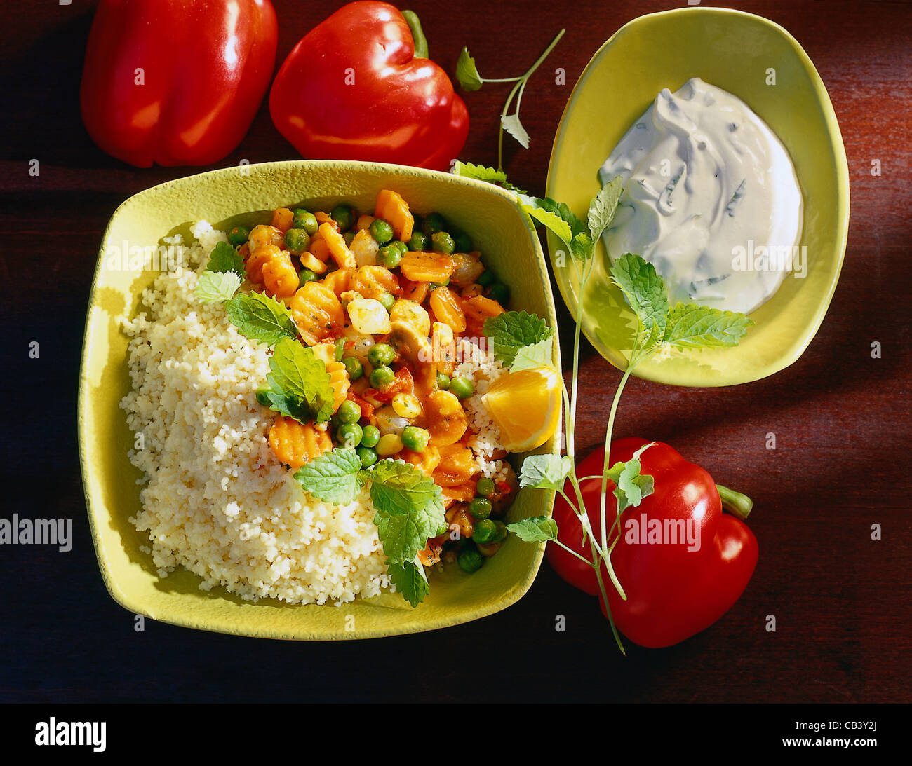Vegetable couscous Stock Photo Alamy