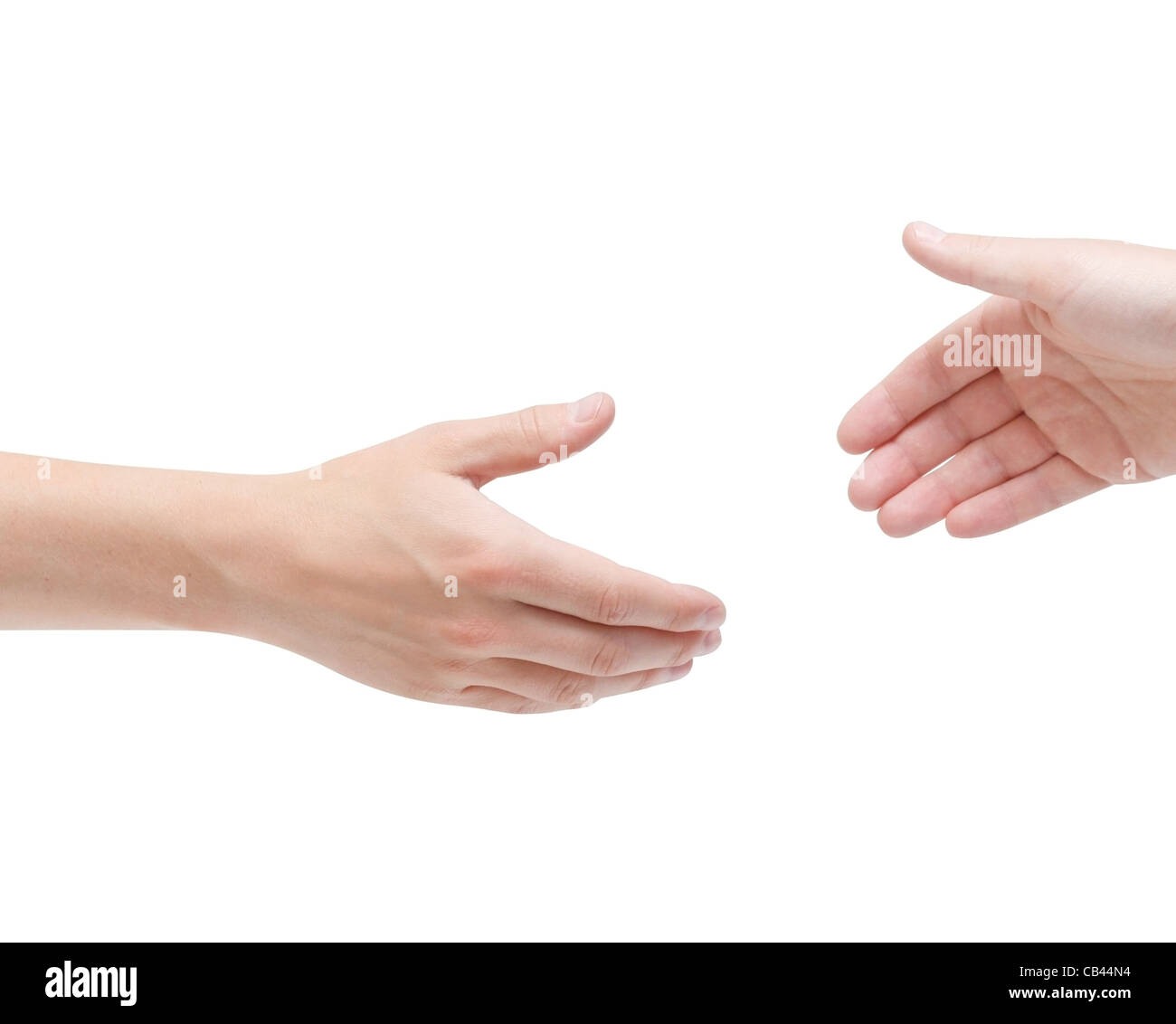 Hand hands handshake studio hi-res stock photography and images - Alamy