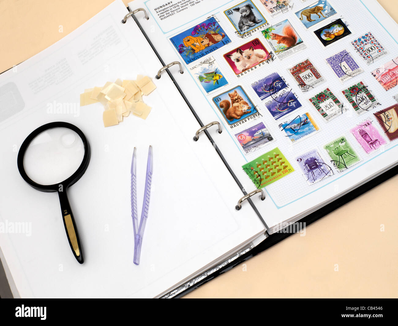 Stamp albums hi-res stock photography and images - Page 2 - Alamy