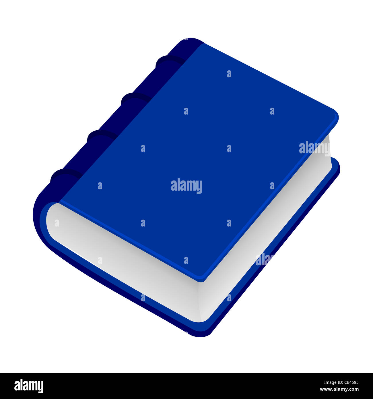 Realistic illustration closed book - vector Stock Photo - Alamy