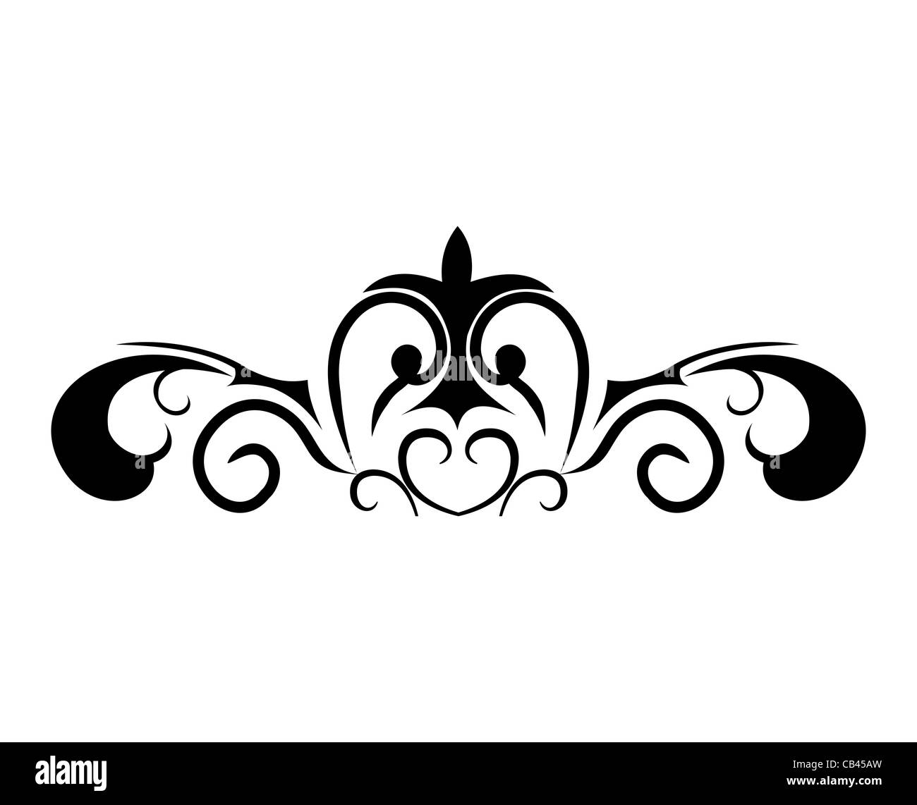 Illustration set floral ornate design elements vector Stock Photo Alamy