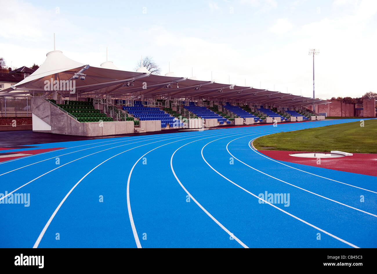 Scotstoun Stadium in Glasgow which will be used as a training center for the 2014 Commonwealth Games. Stock Photo