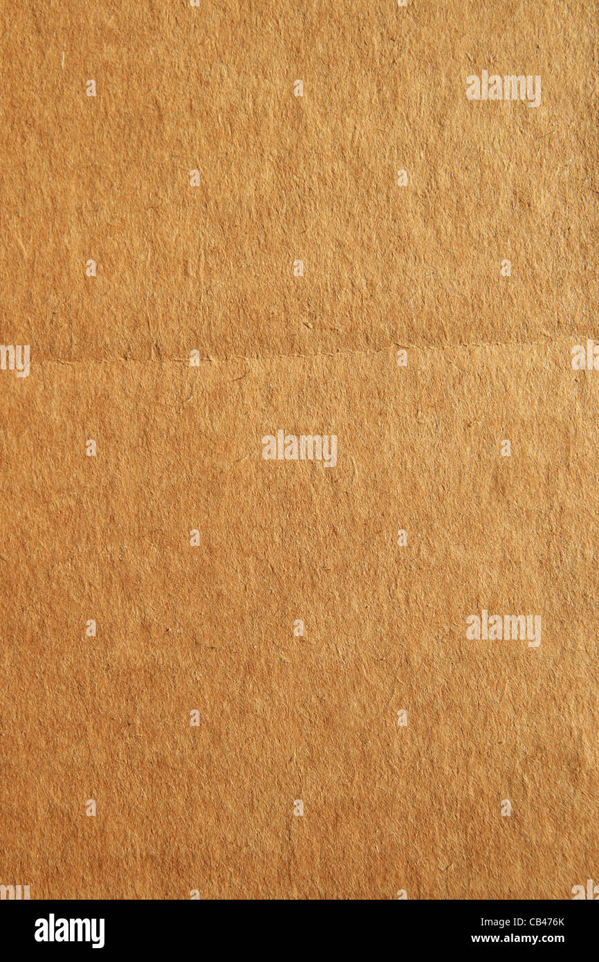 brown corrugated cardboard detail background Stock Photo