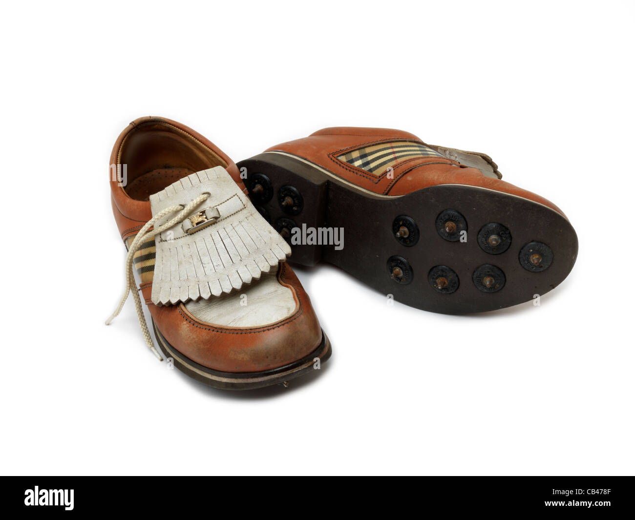 Women's Burberry Studded Golf Shoes Stock Photo - Alamy