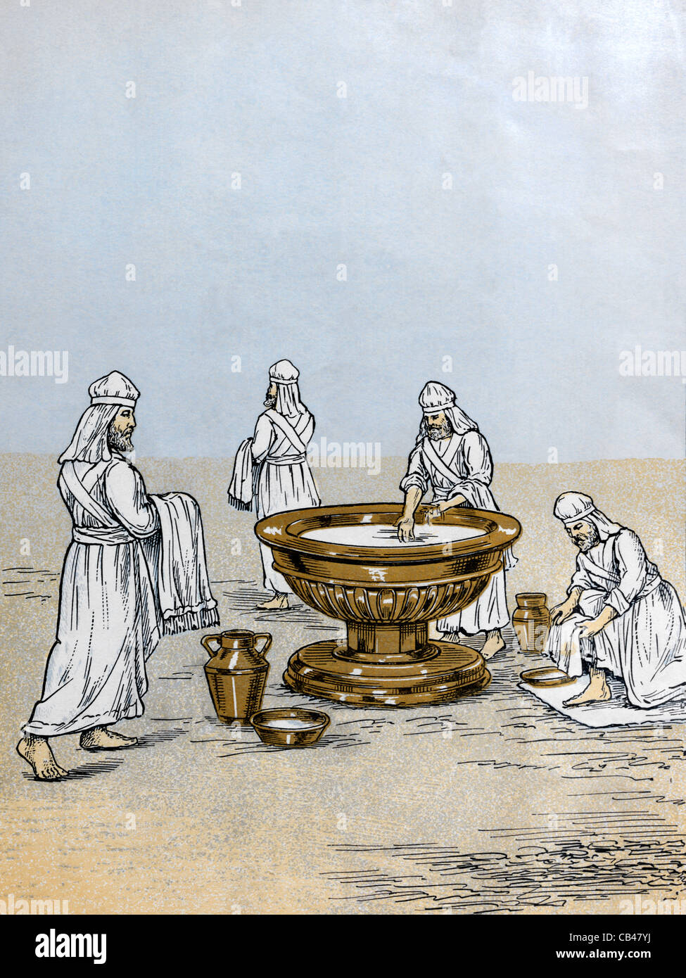 An Illustration Of The Laver (Exodus XXX) By A. Fisher From The