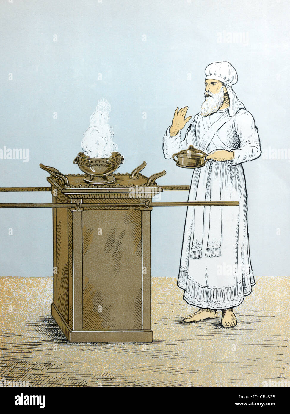 An Illustration Of The Altar Of Incense (Exodus XXX Stock Photo Alamy