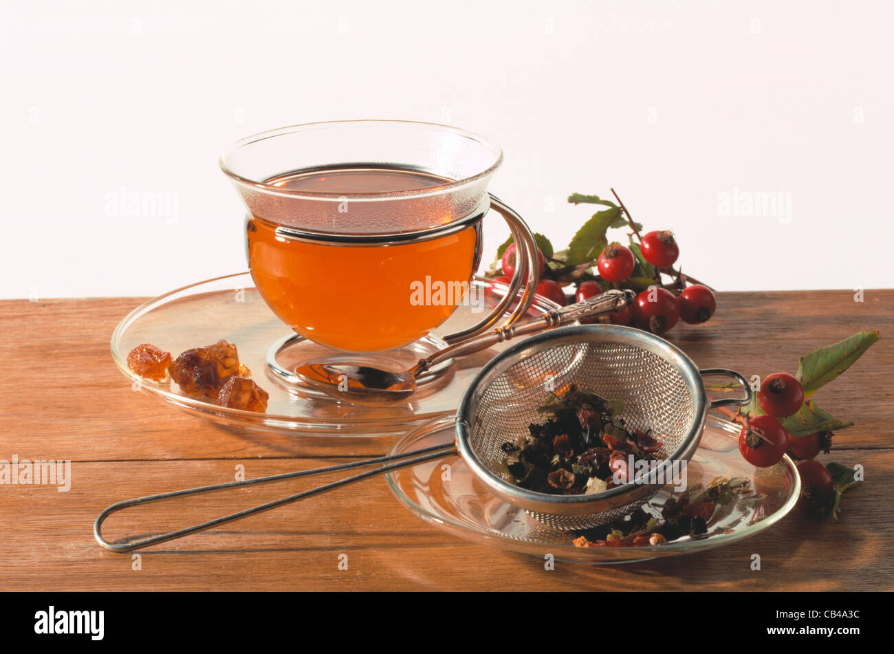 Lime - tree blossom - tea Stock Photo - Alamy