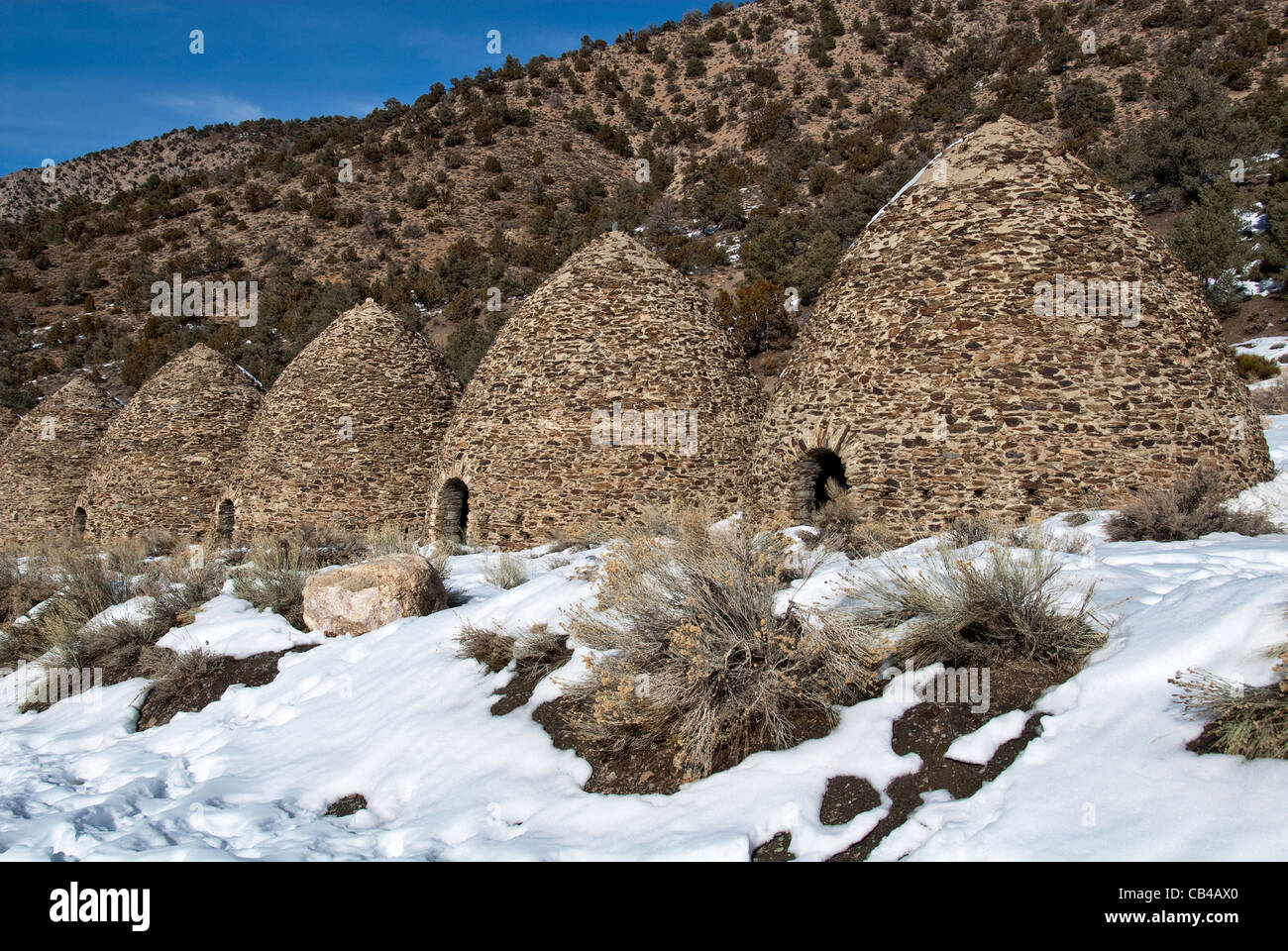 Charcoal Kilns Death Valley National Park California USA Stock Photo