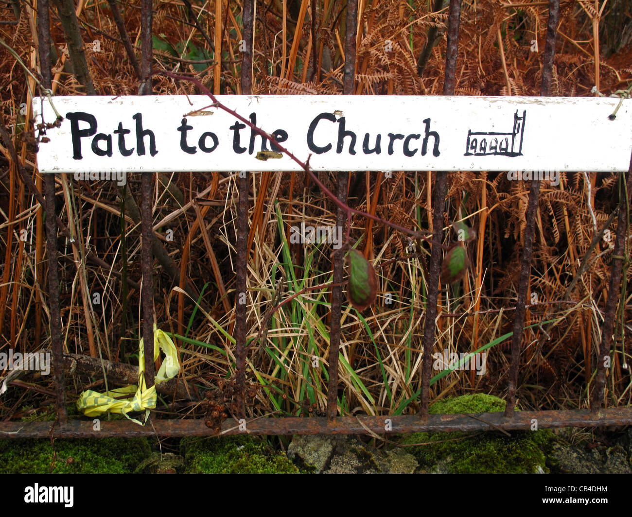 Rustic Church Sign Rustic sign hi-res stock photography and images - Alamy