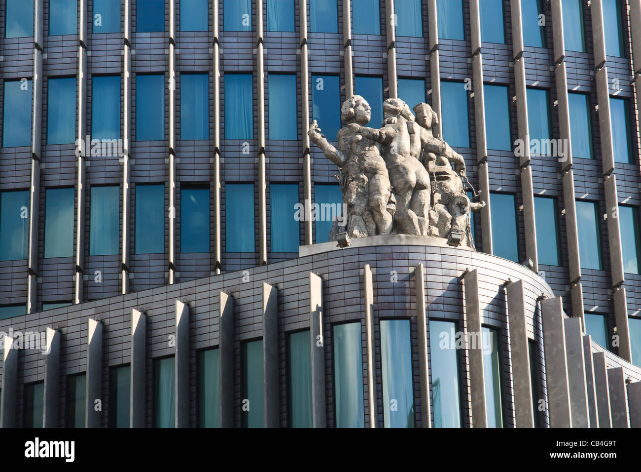 Facade of  Swissotel. Berlin, Germany. Stock Photo