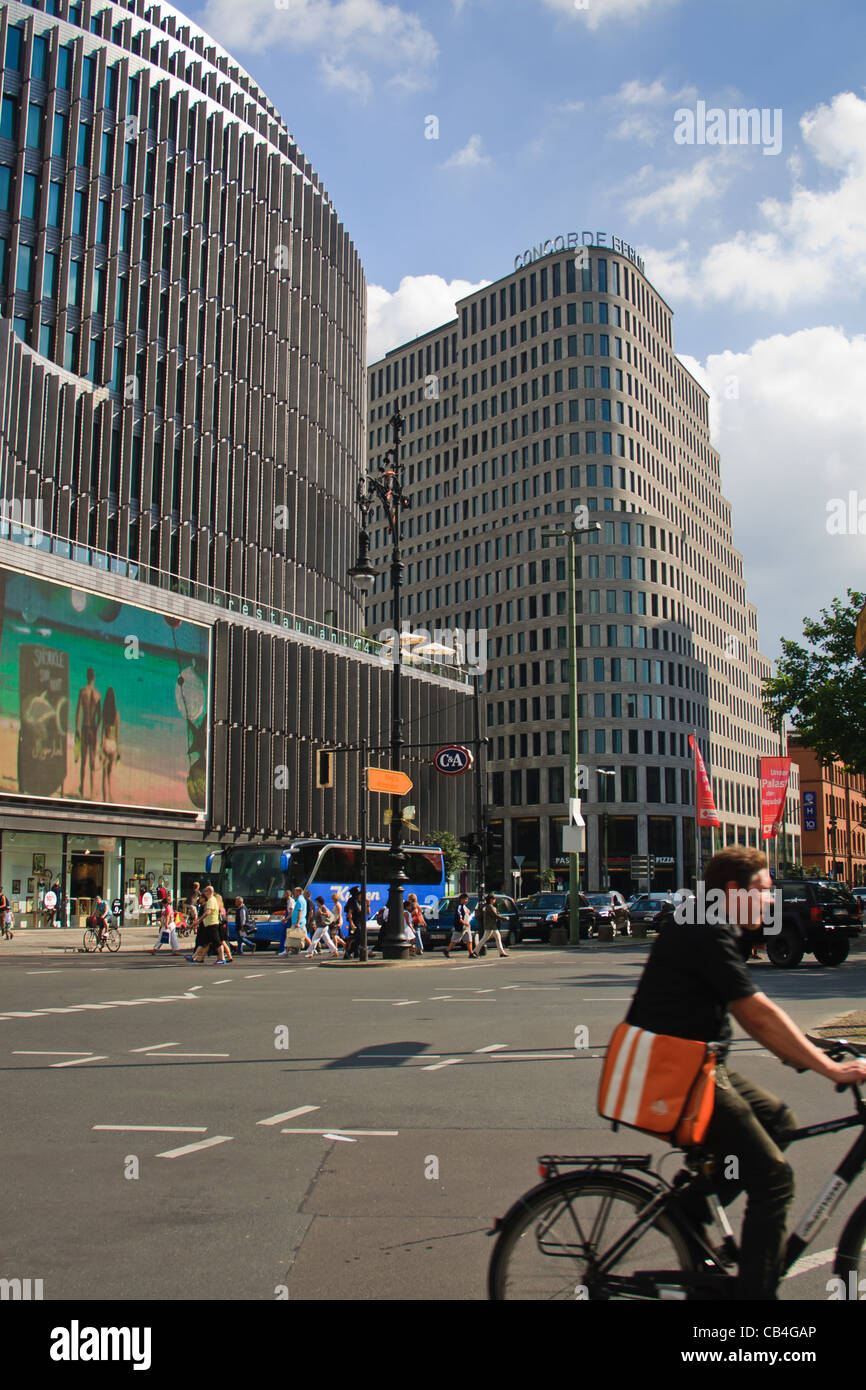 Facade of  Swissotel. Berlin, Germany. Stock Photo