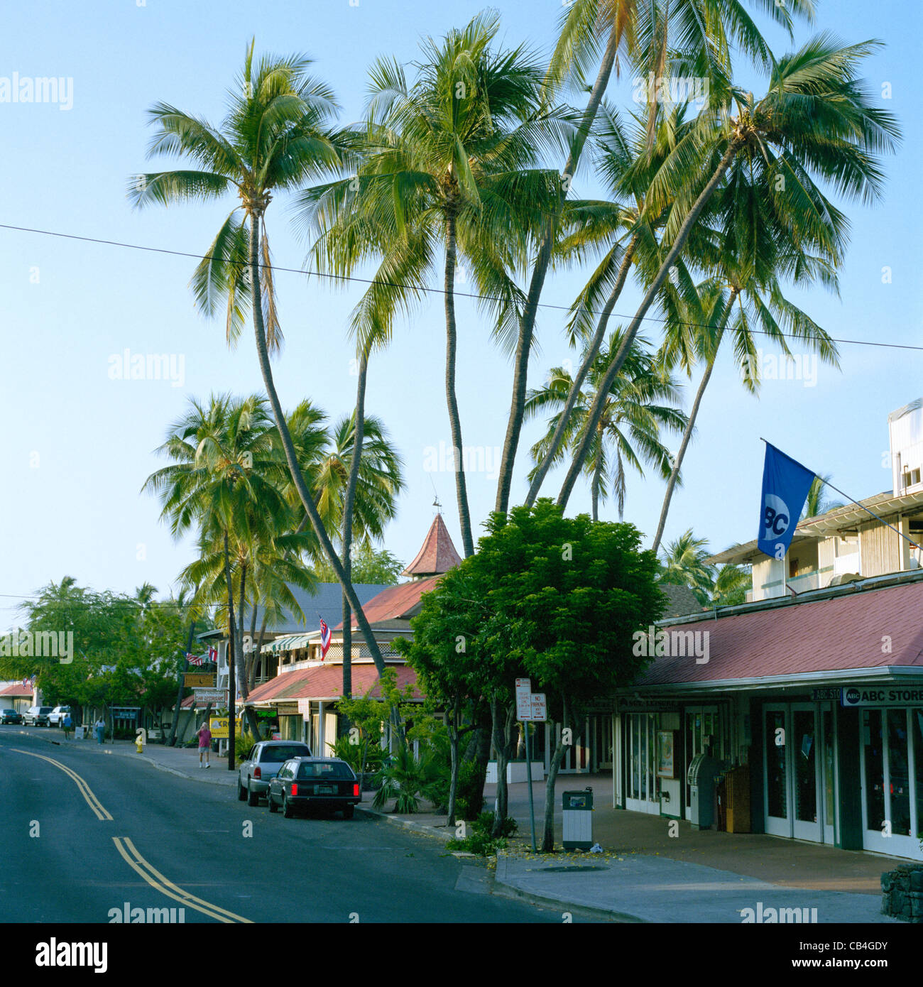 Kona hawaii kailua kona alii drive hi-res stock photography and images