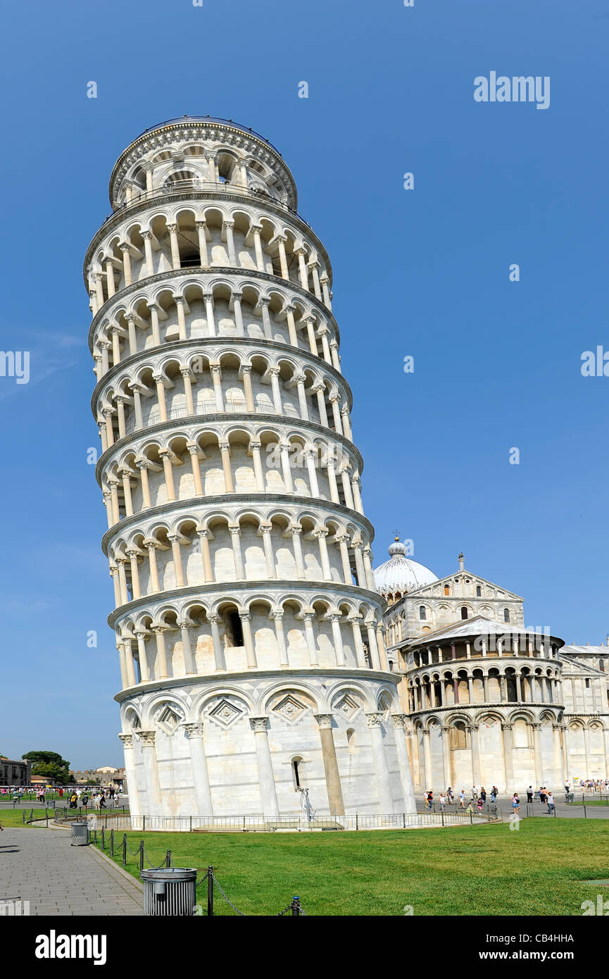 Pisa Italy Leaning Tower Cathedral Pisa Europe Tuscany Stock Photo