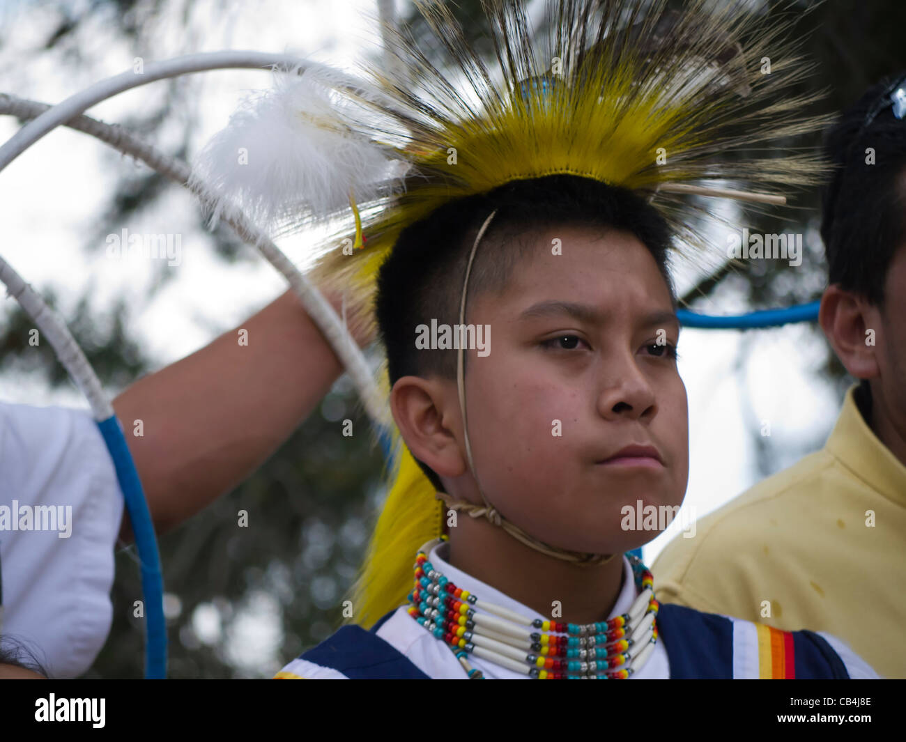 Hopi Indian Tribal Display at Southern Rim of the Grand Canyon Stock