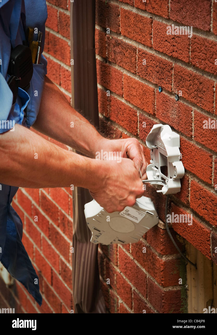 Water Meter Installation Stock Photo Alamy