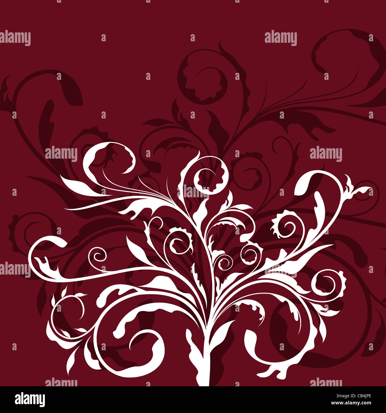 Illustration flourish background, floral elements. Vector Stock Photo ...