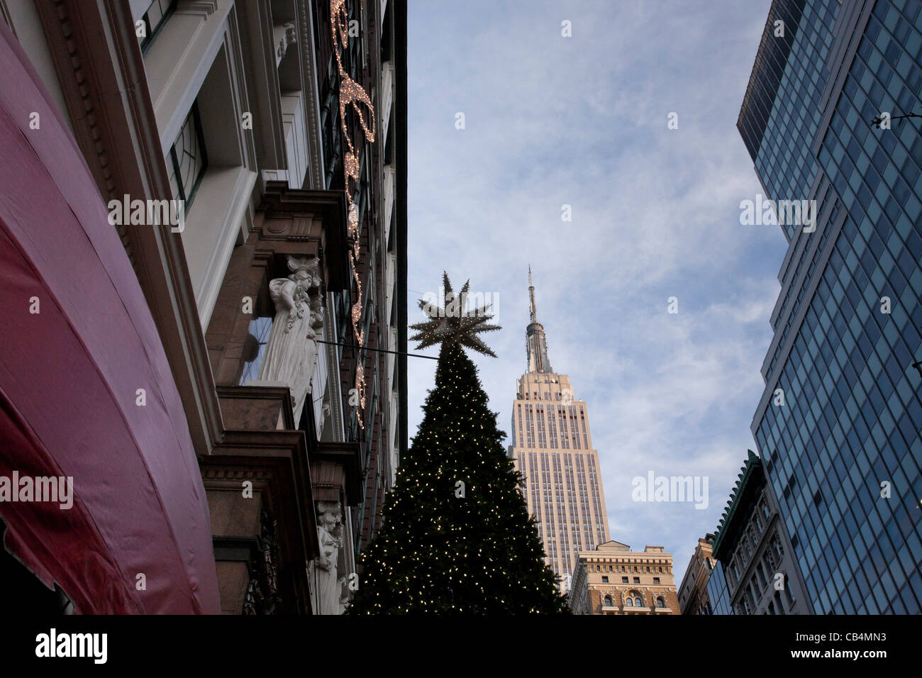 Holiday Decorations Christmas Tree Empire State Building