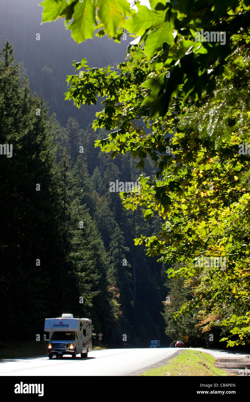 Scenic drive, Vancouver Island Stock Photo Alamy