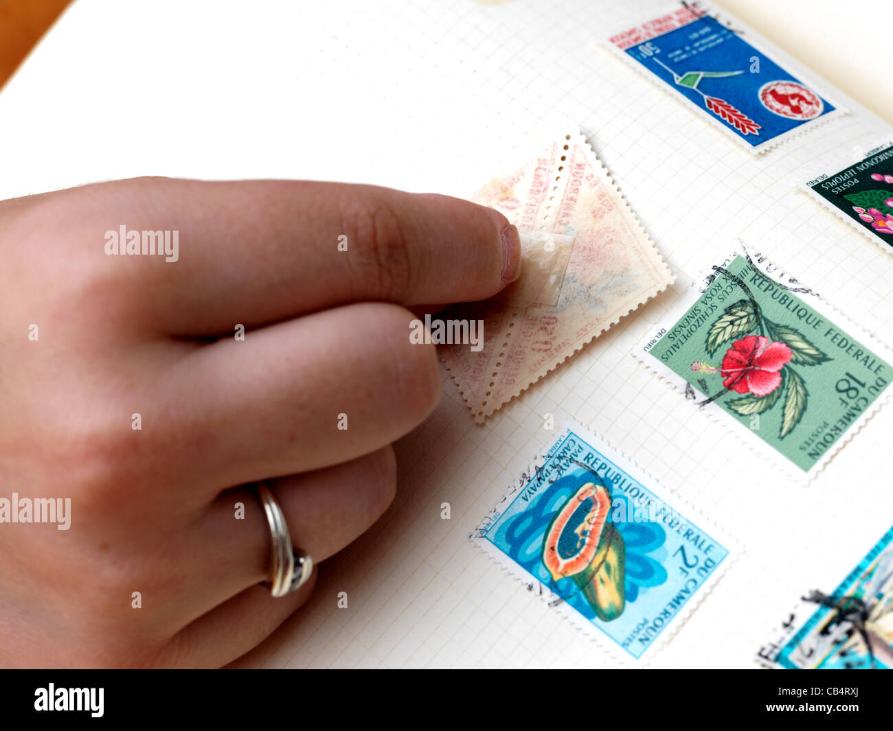 Stamp Collection High Resolution Stock Photography and Images Alamy