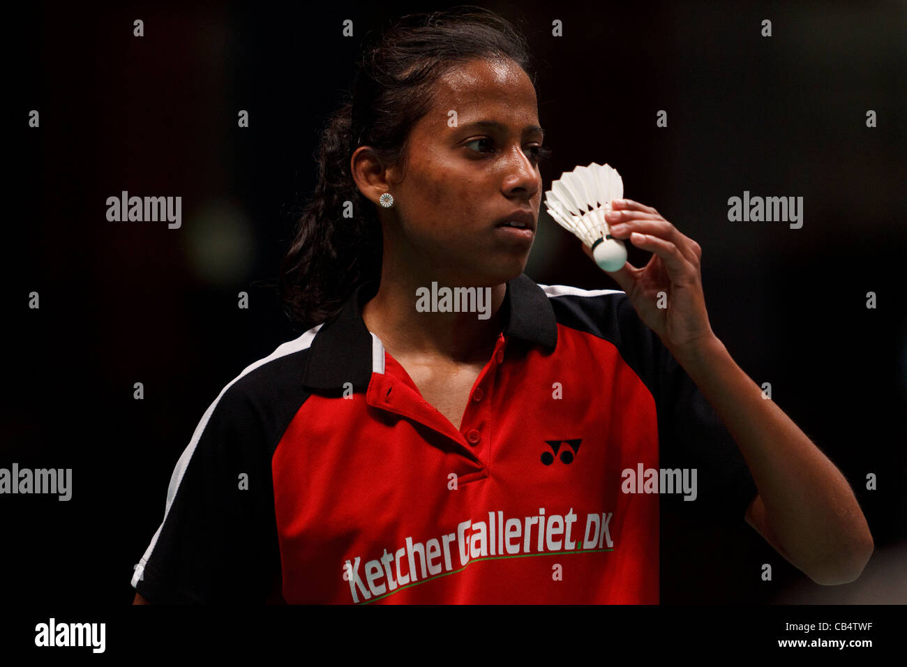 modtagende købmand Udløbet Badminton player Karina Jorgensen from Denmark Stock Photo - Alamy