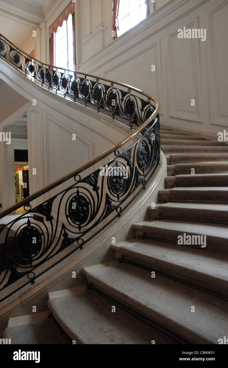 Stairway in the Huntington Library, San Marino, California Stock Photo