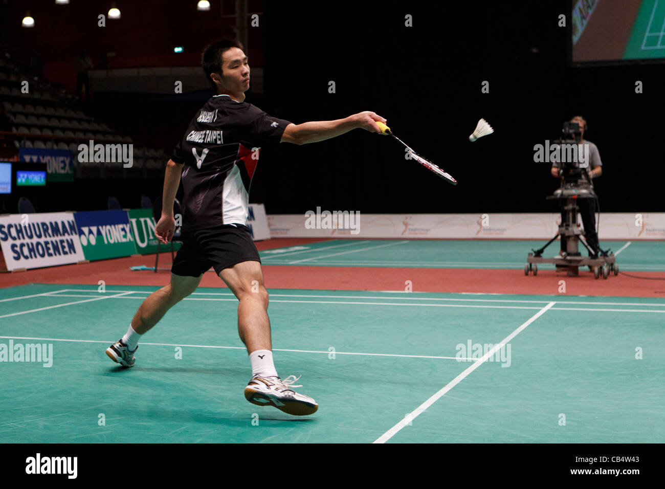 Badminton player Hsuan Yi Hsueh from Chinese Taipei Stock Photo