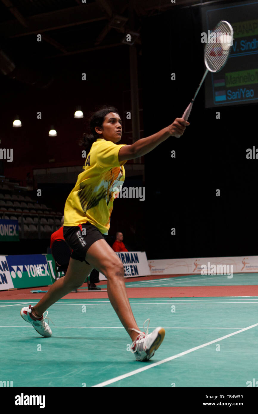 Badminton player Sindhu P. V. from India Stock Photo