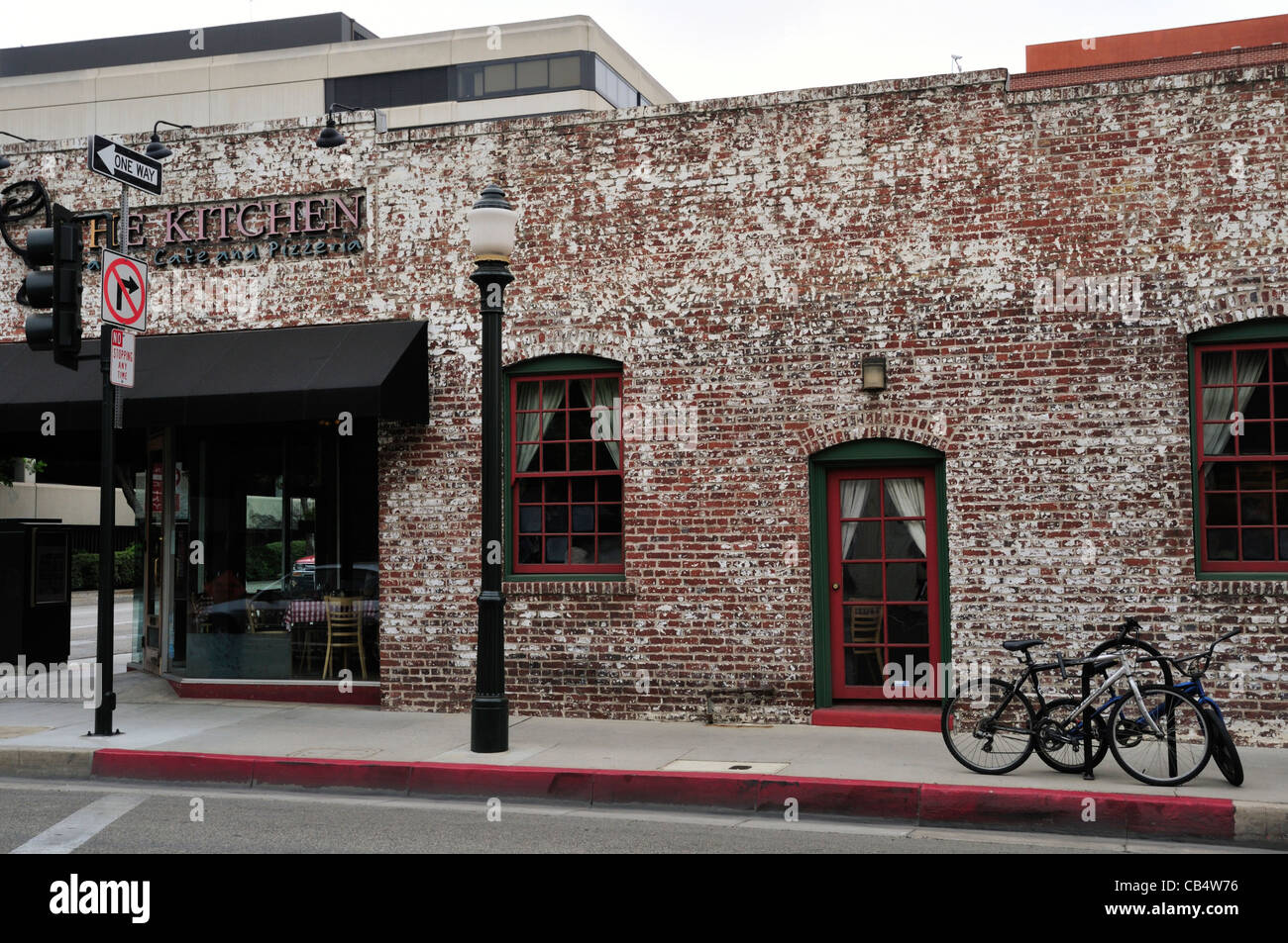 The Kitchen, a restaurant in Old Pasadena Stock Photo Alamy