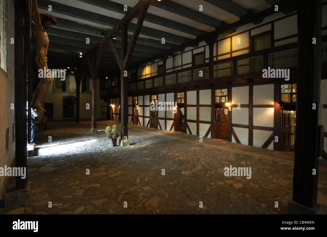 The Great Holy Cross dates from 1254, a former hospital, has been used