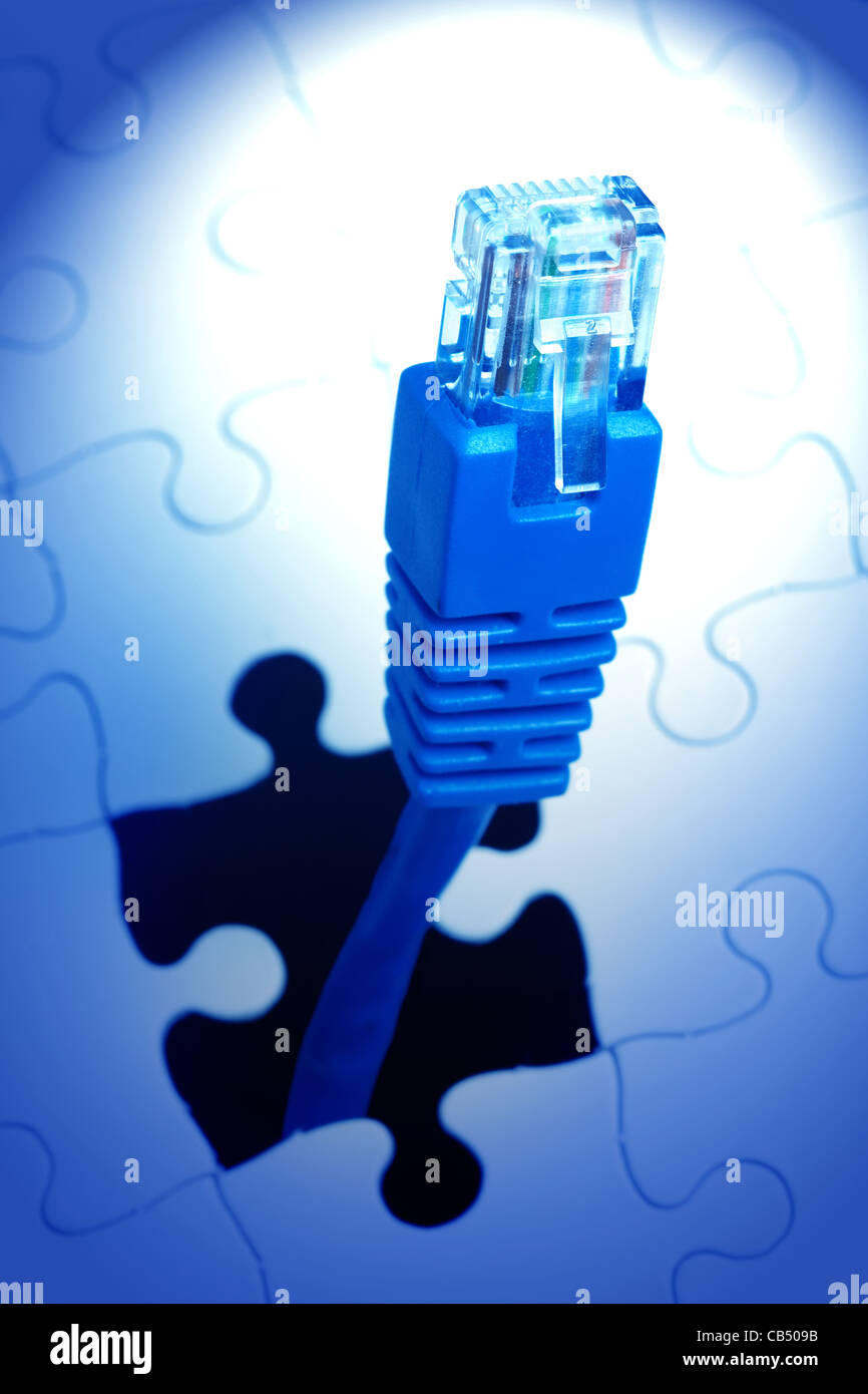 Internet cable network hi-res stock photography and images - Alamy