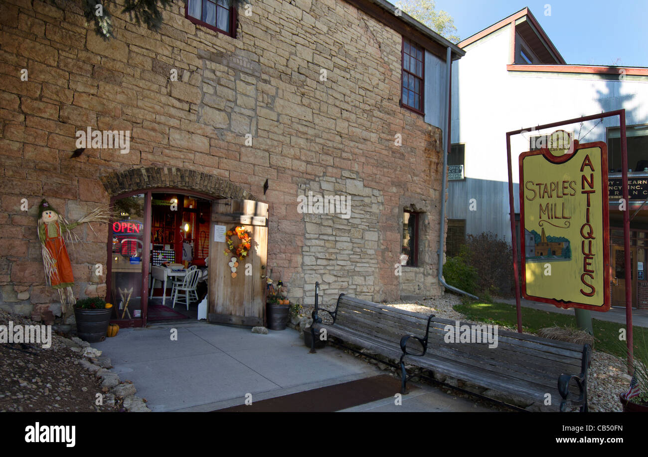 Staples Mill Antiques located in the Isaac Staples Sawmill in
