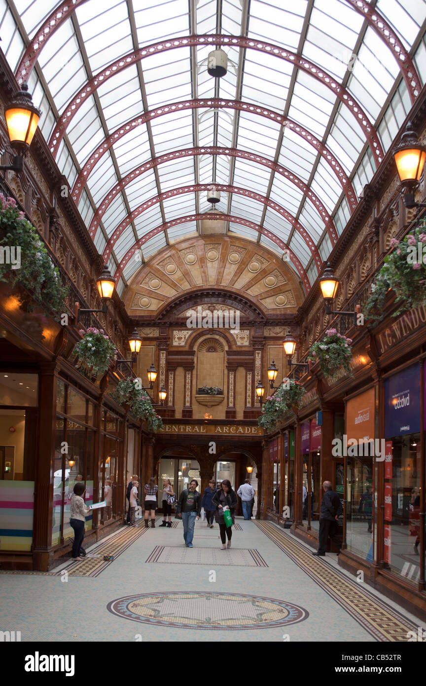 Central Arcade Newcastle Stock Photo Alamy