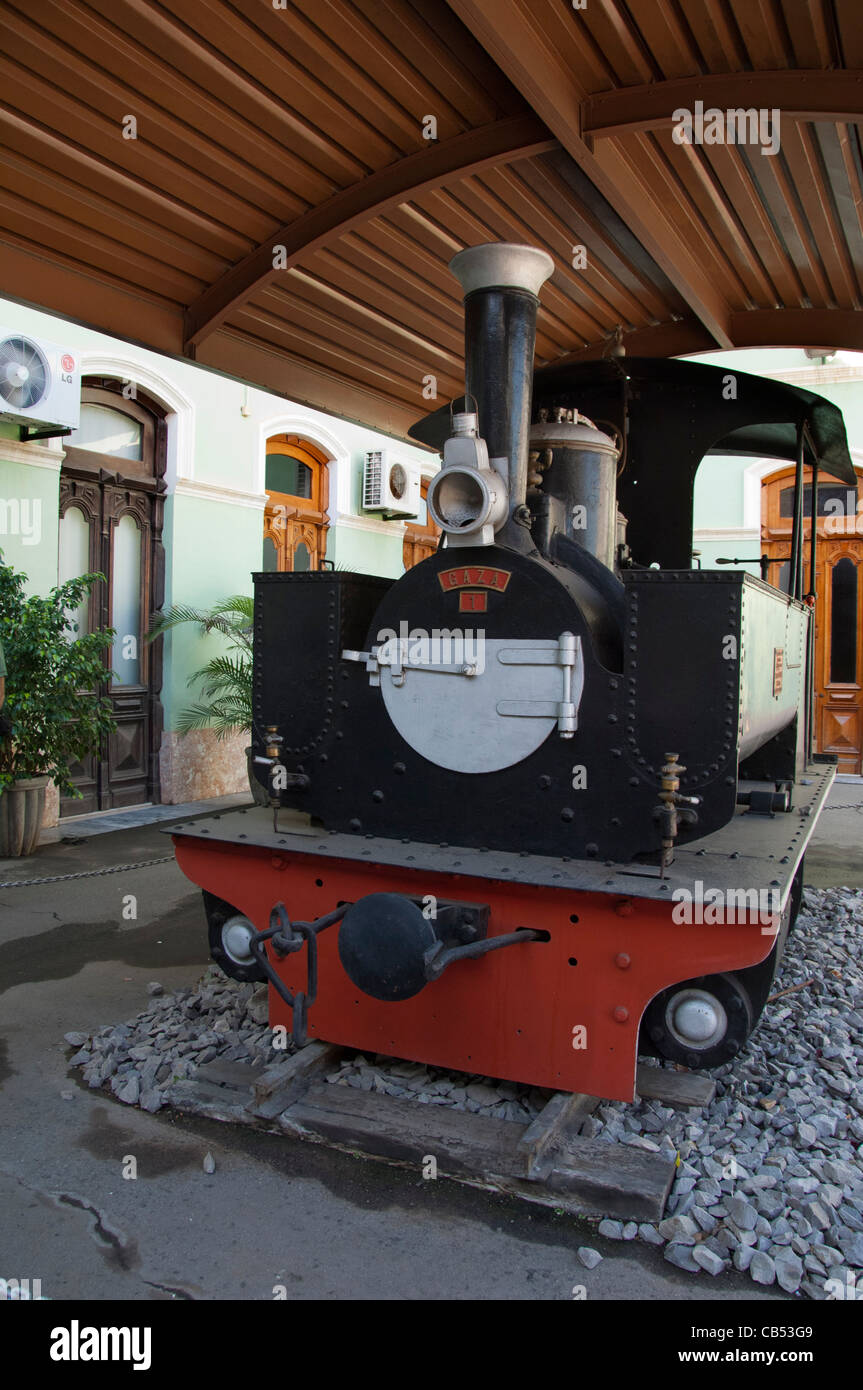 Africa, Mozambique, Maputo. Central Train Station, designed by famous French architect, Gustave Eiffel. Stock Photo