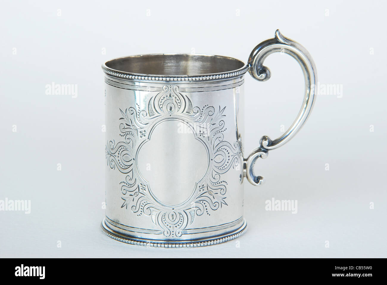 Antique Silver Christening mug by Martin Hall & Co. London 1872 Stock