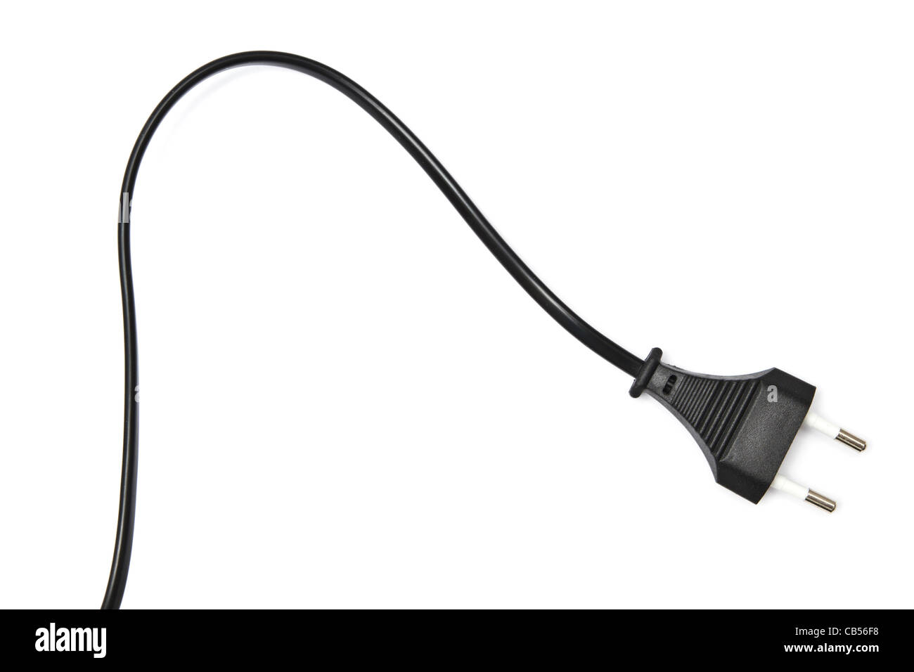 Electric plug isolated on the white background Stock Photo - Alamy