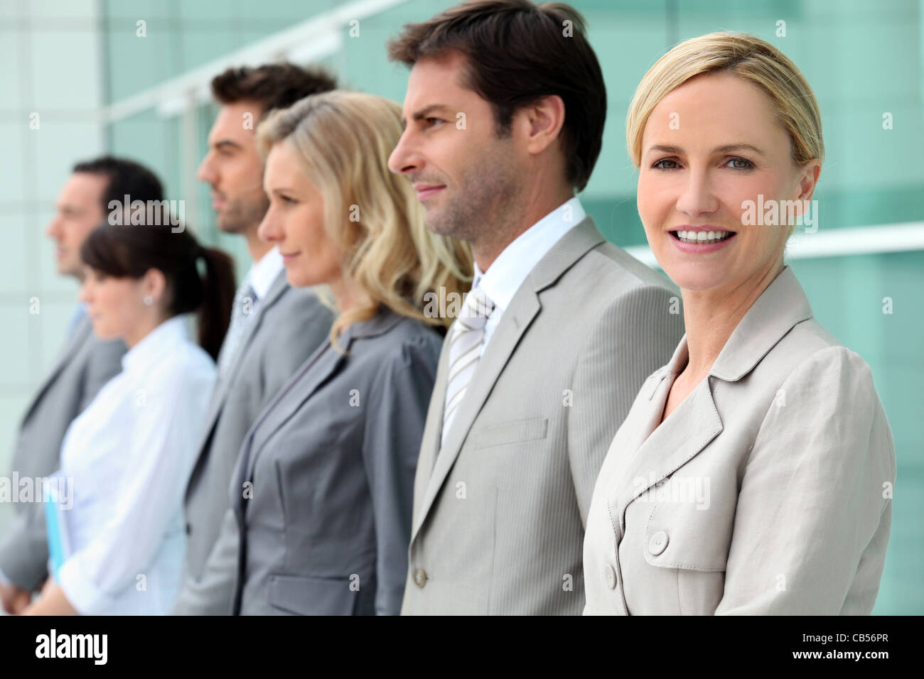 woman in business team Stock Photo - Alamy