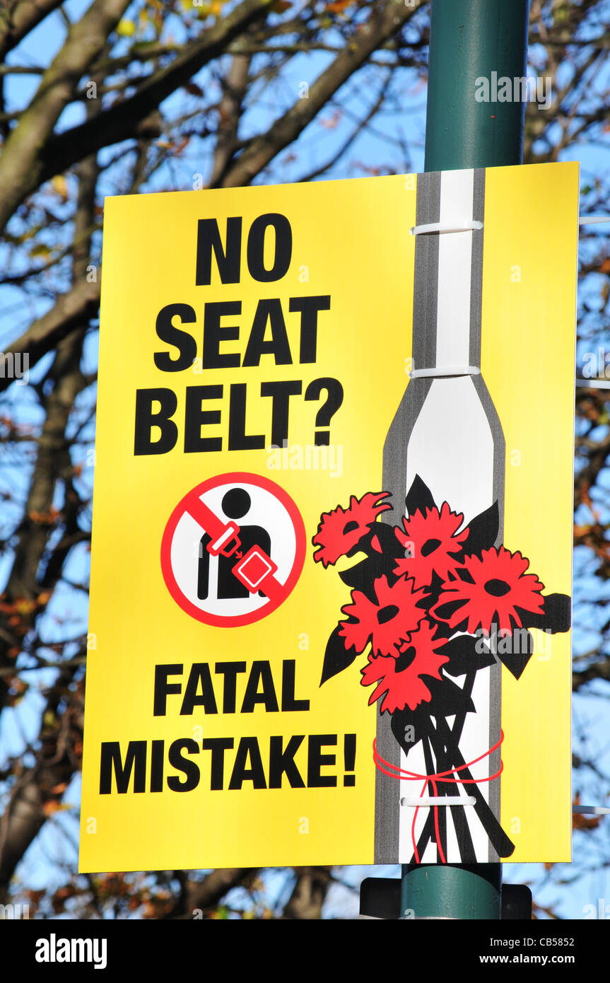 Car; seat belt; advert hires stock photography and images Alamy